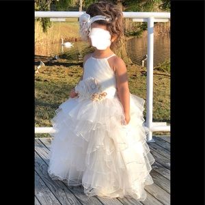 Joan Calabrese for Mon Cheri  flower girl dress